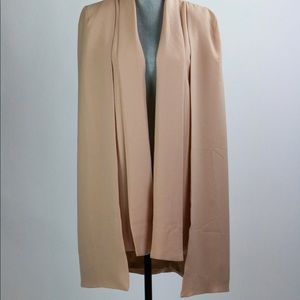 F21 NUDE CAPE BLAZER